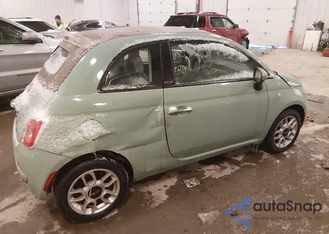 2013 Fiat 500C Pop из США, поврежденный, VIN 3C3CFFDR5DT533255